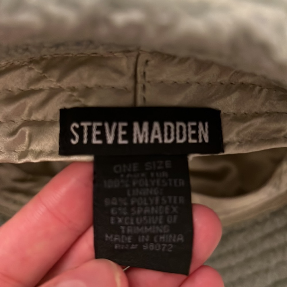 STEVE MADDEN Sherpa Bucket Hat mint - Picture 6 of 7
